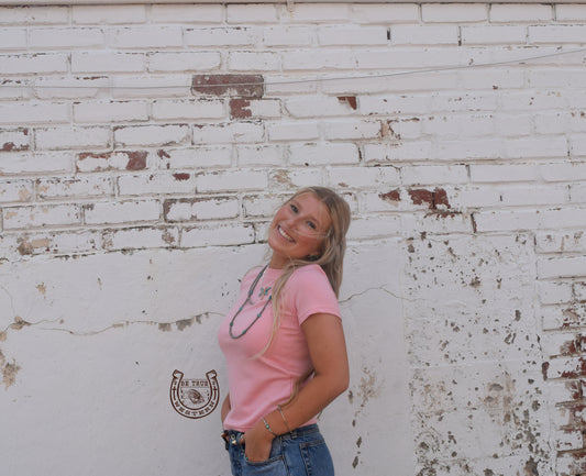 The Blush Cloud Basic Tee