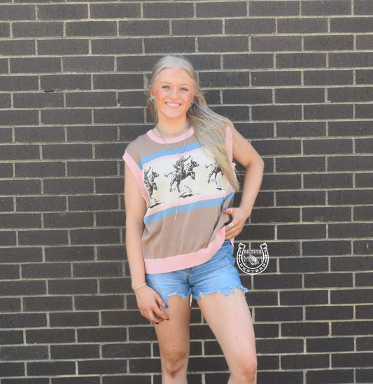 The Bull Twinkle Sweater Vest