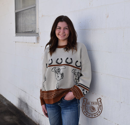 The Rootin' Tootin' Cowboy Sweater