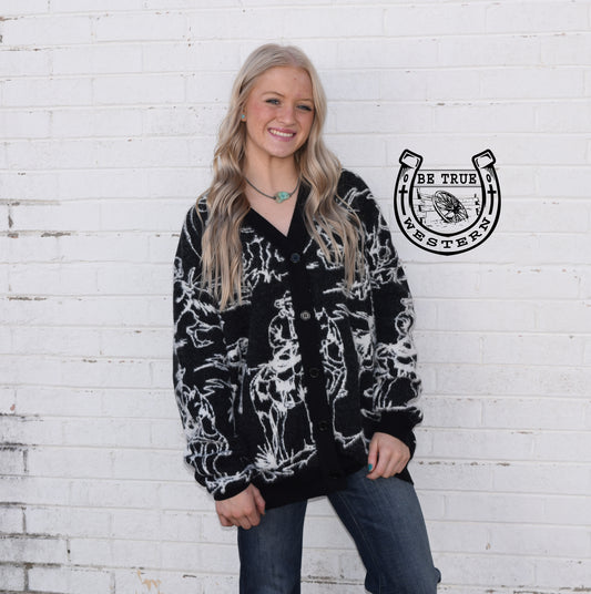 The Rodeo Fuzz Cardigan