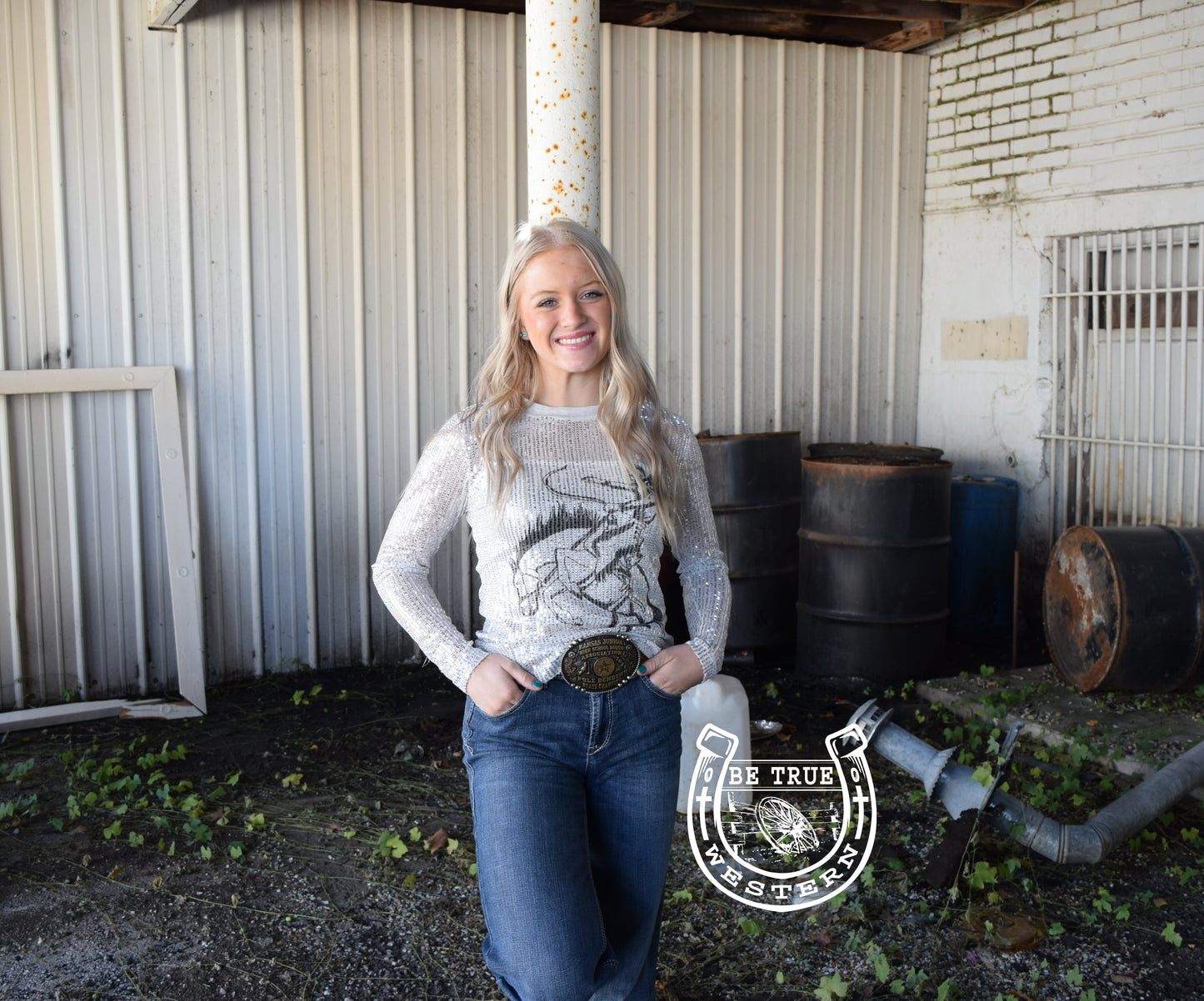 The Sequin Saddle Bronc Top