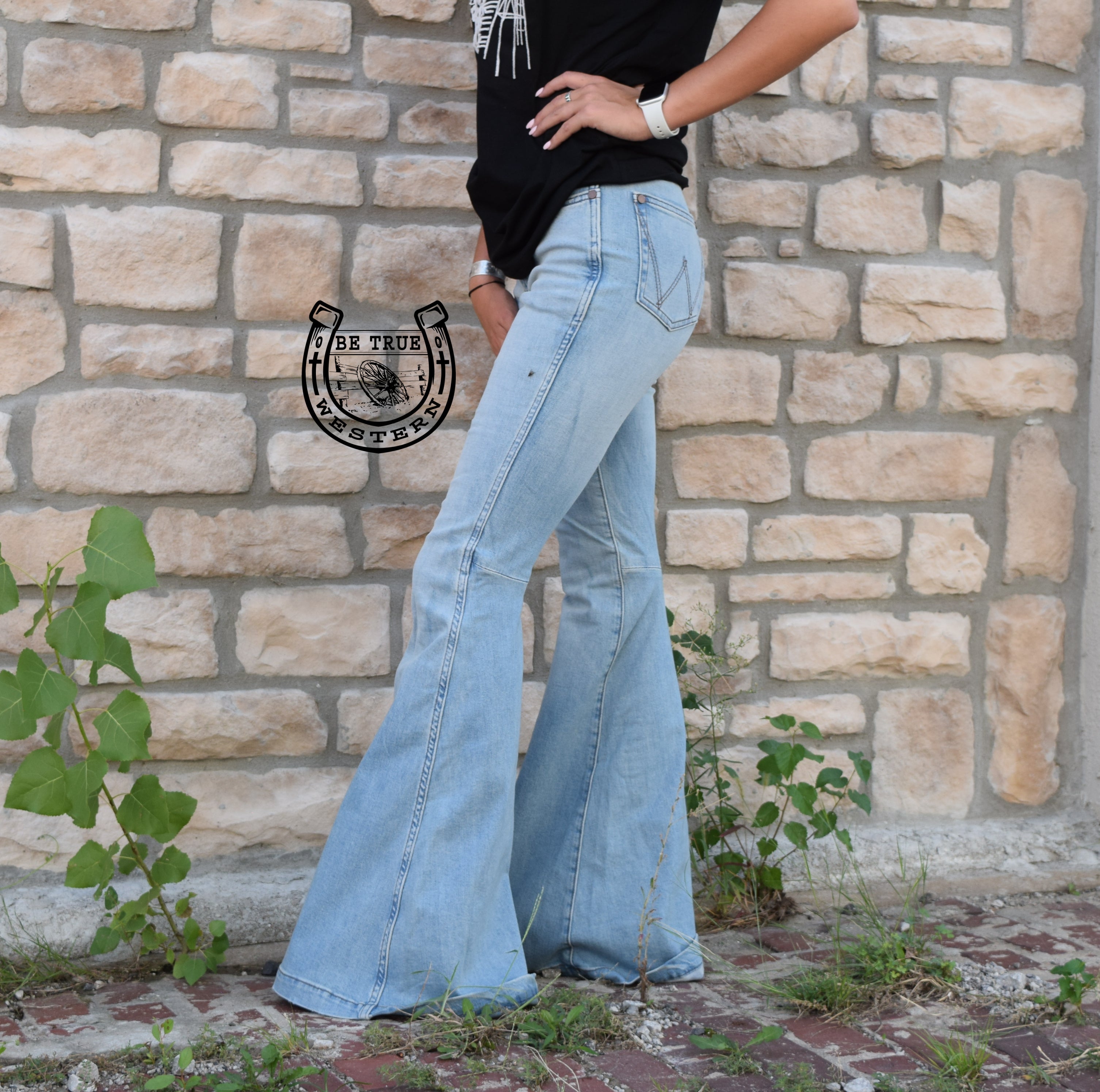 The Isabela Women's Wrangler Retro High Rise Flare Jean