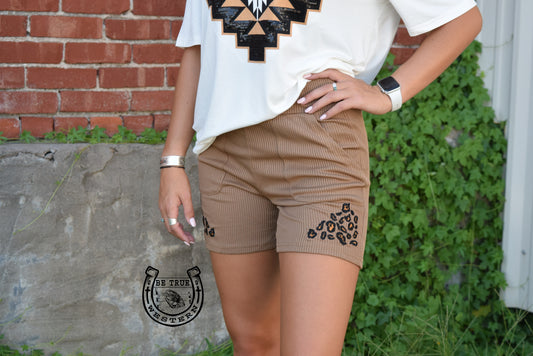 The Mad Catter Leopard Shorts