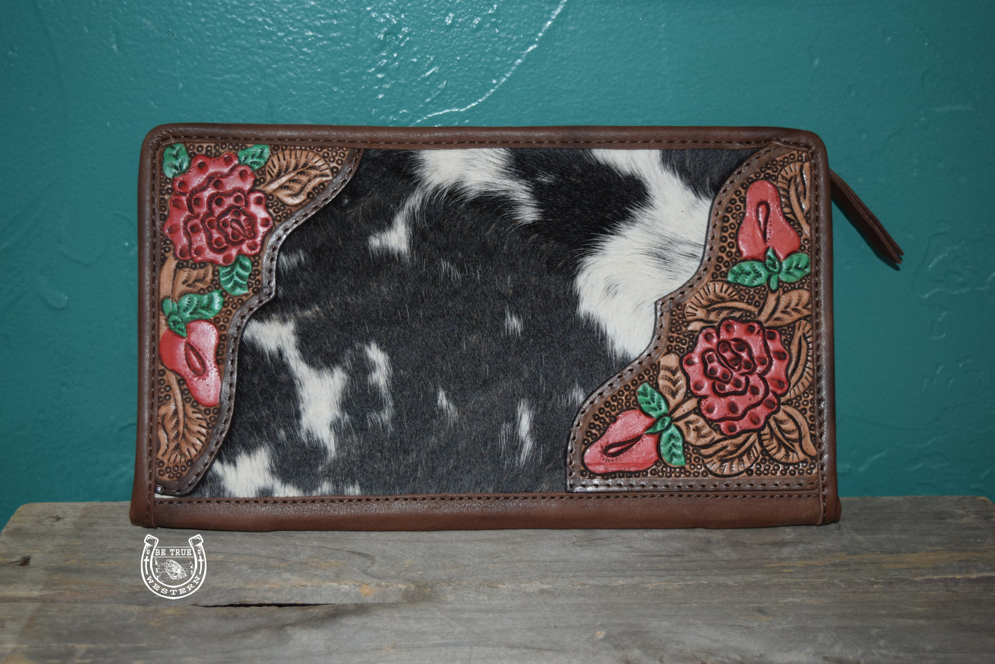 The Western Rose Leather Jewelry Case/Bag