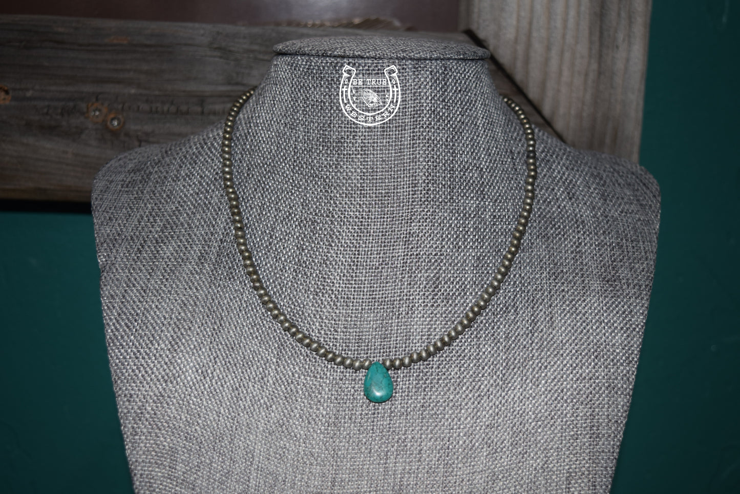 The Small Turquoise Navajo Pearl Necklace