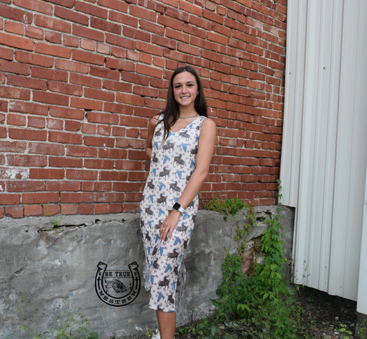 The Patriotic Mesh Dress