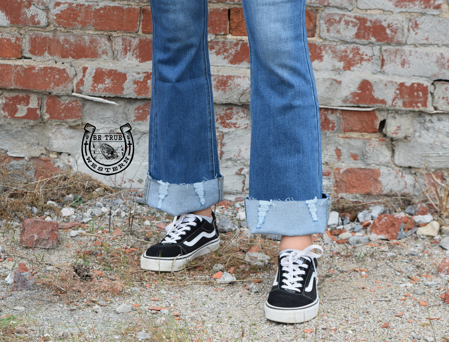 The Brenda High Rise Boot Cut Jeans