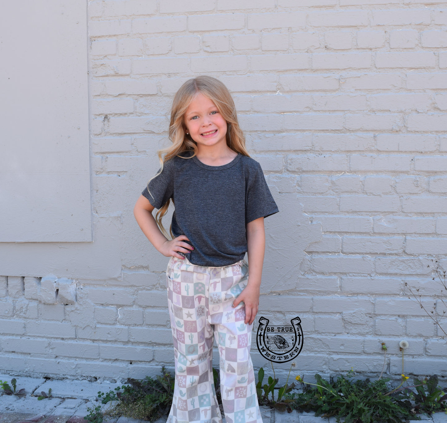 The Western Flare Kids Pants