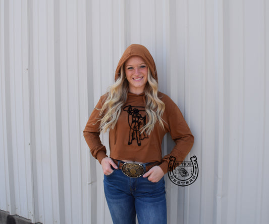 The Cowboy Caller Cropped Top