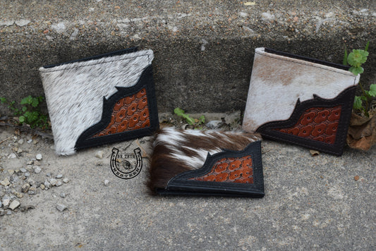 The Tooled Cowhide Men's Wallet