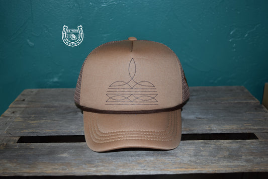 The Boot Stitch Trucker Hat
