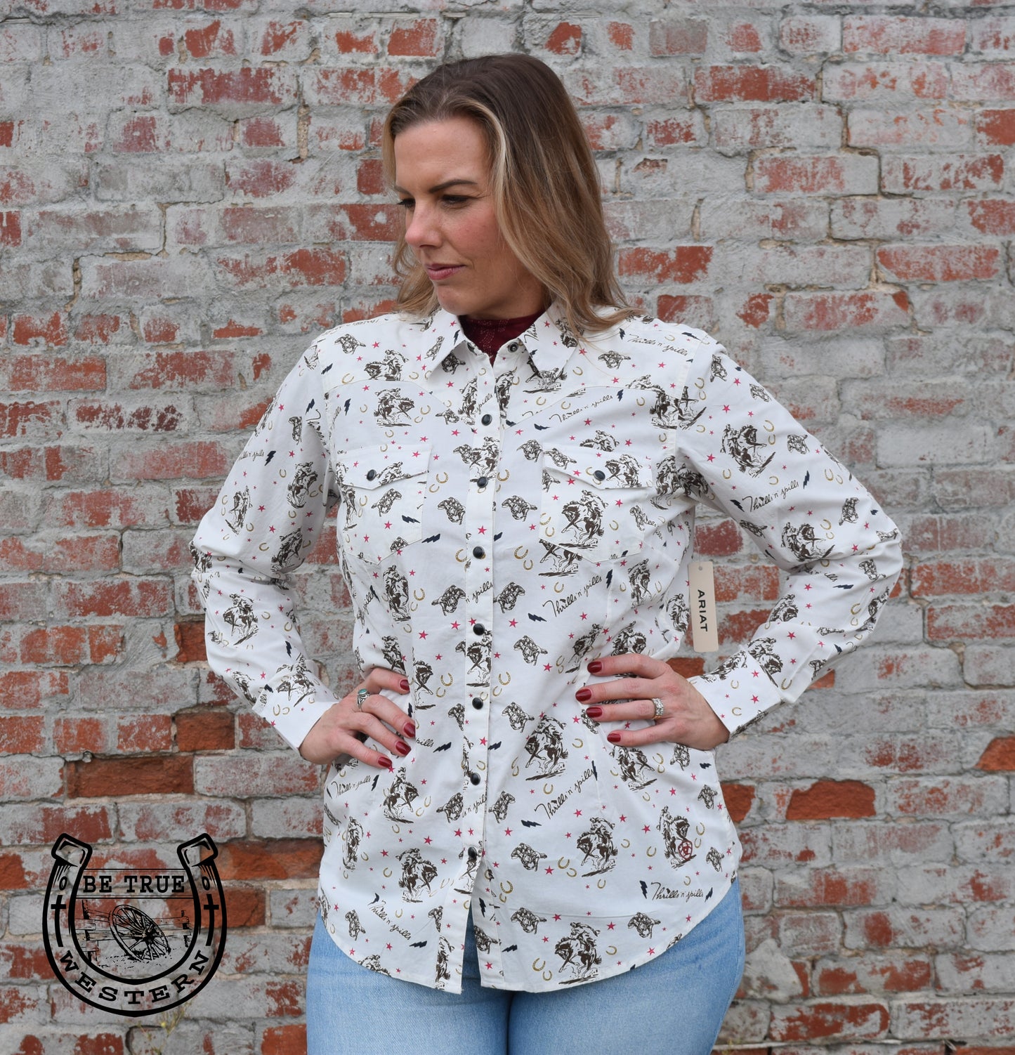 The Thrills and Spills Ariat Button Up Shirt