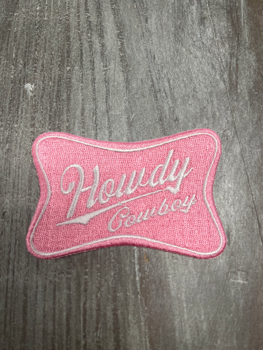 The Trucker Hat Patches Preppy Pink Howdy