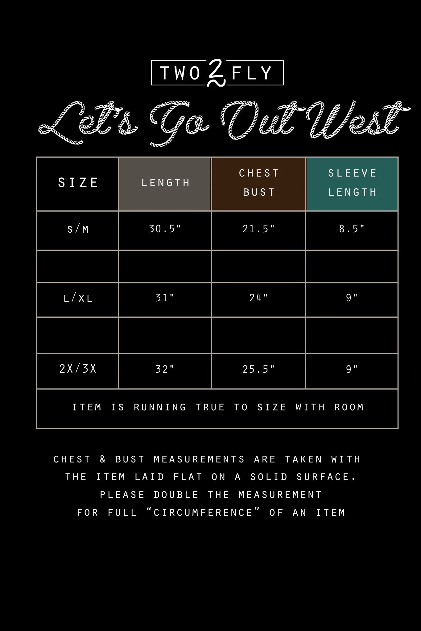 The Let's GO out West Top
