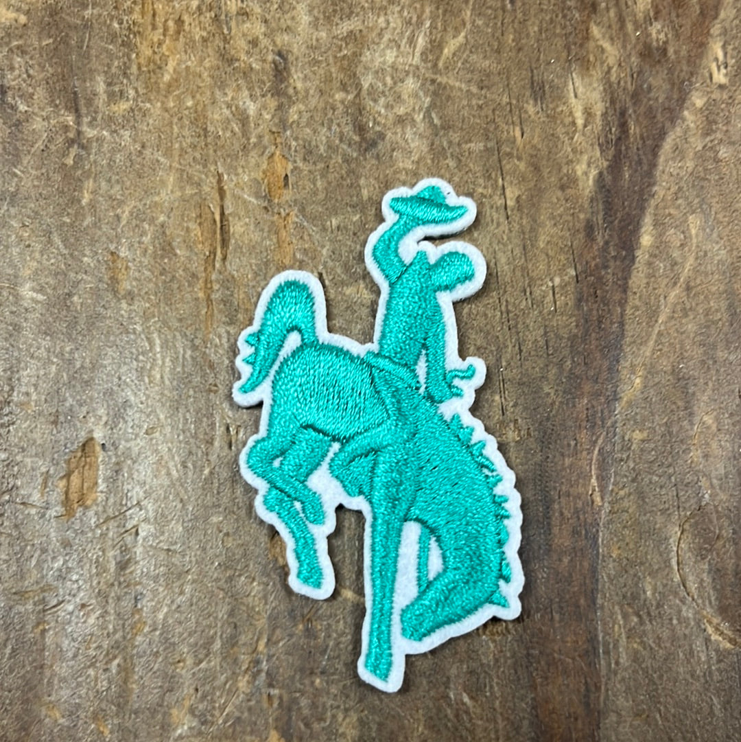 The Turquoise Rodeo Cowboy Patch