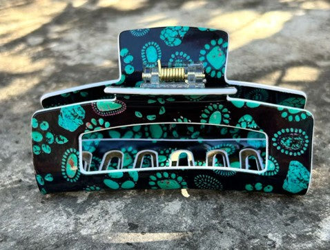 The Forever in Turquoise Hair Clip