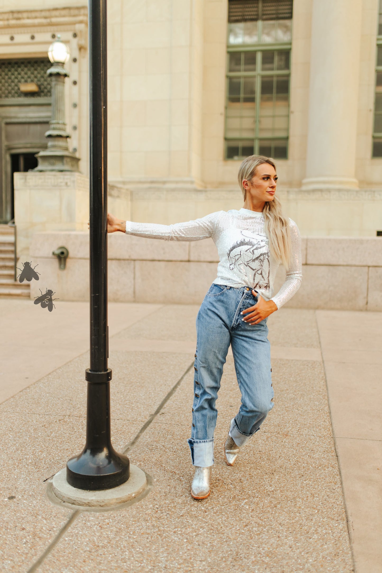 The Sequin Saddle Bronc Top