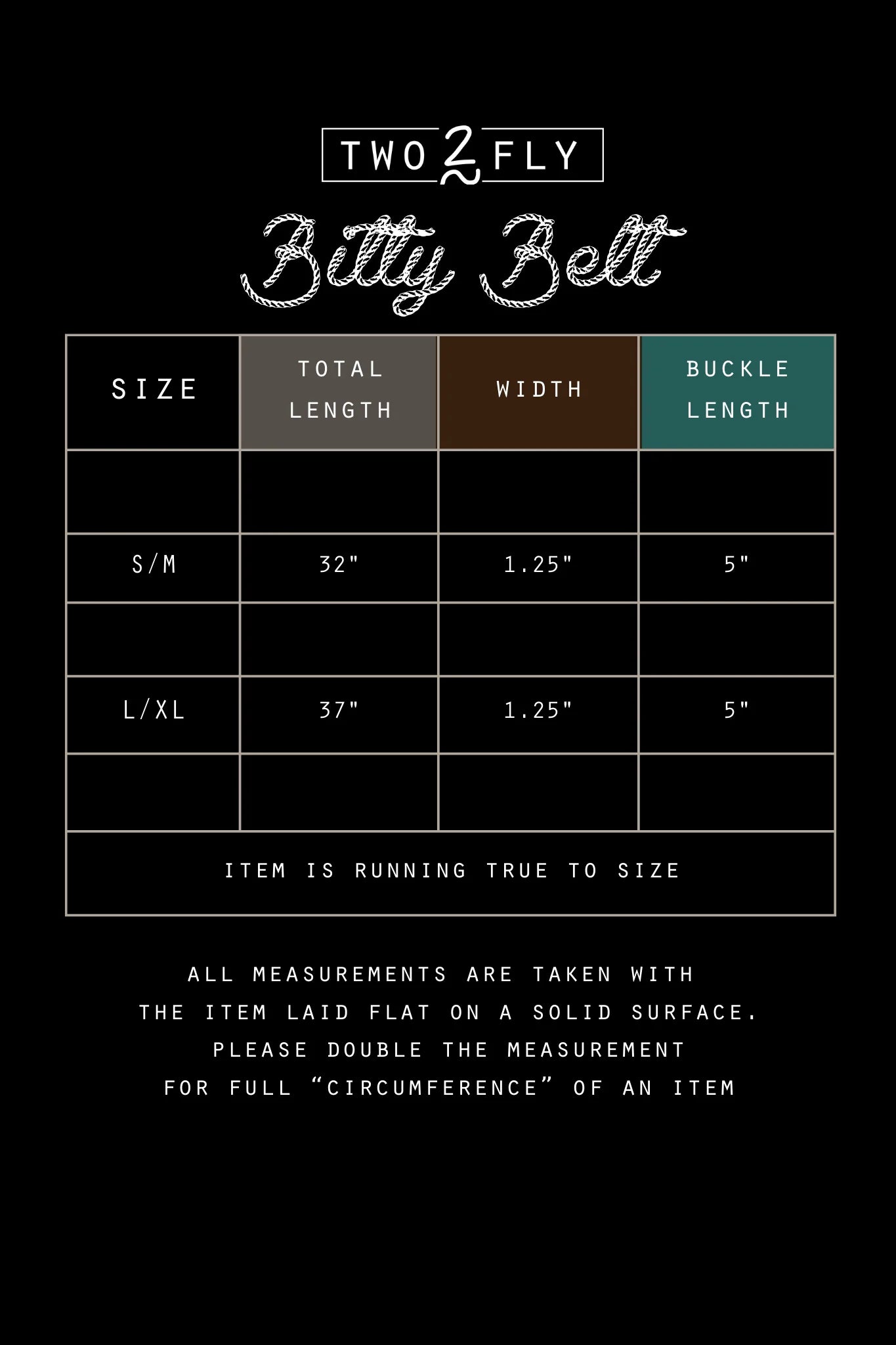 The Midnight Bitty Bit Belt