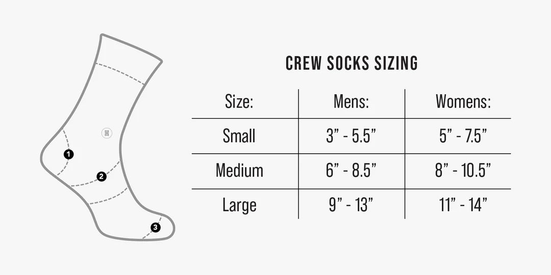 The Bex Icon Crew Sock (two colors)