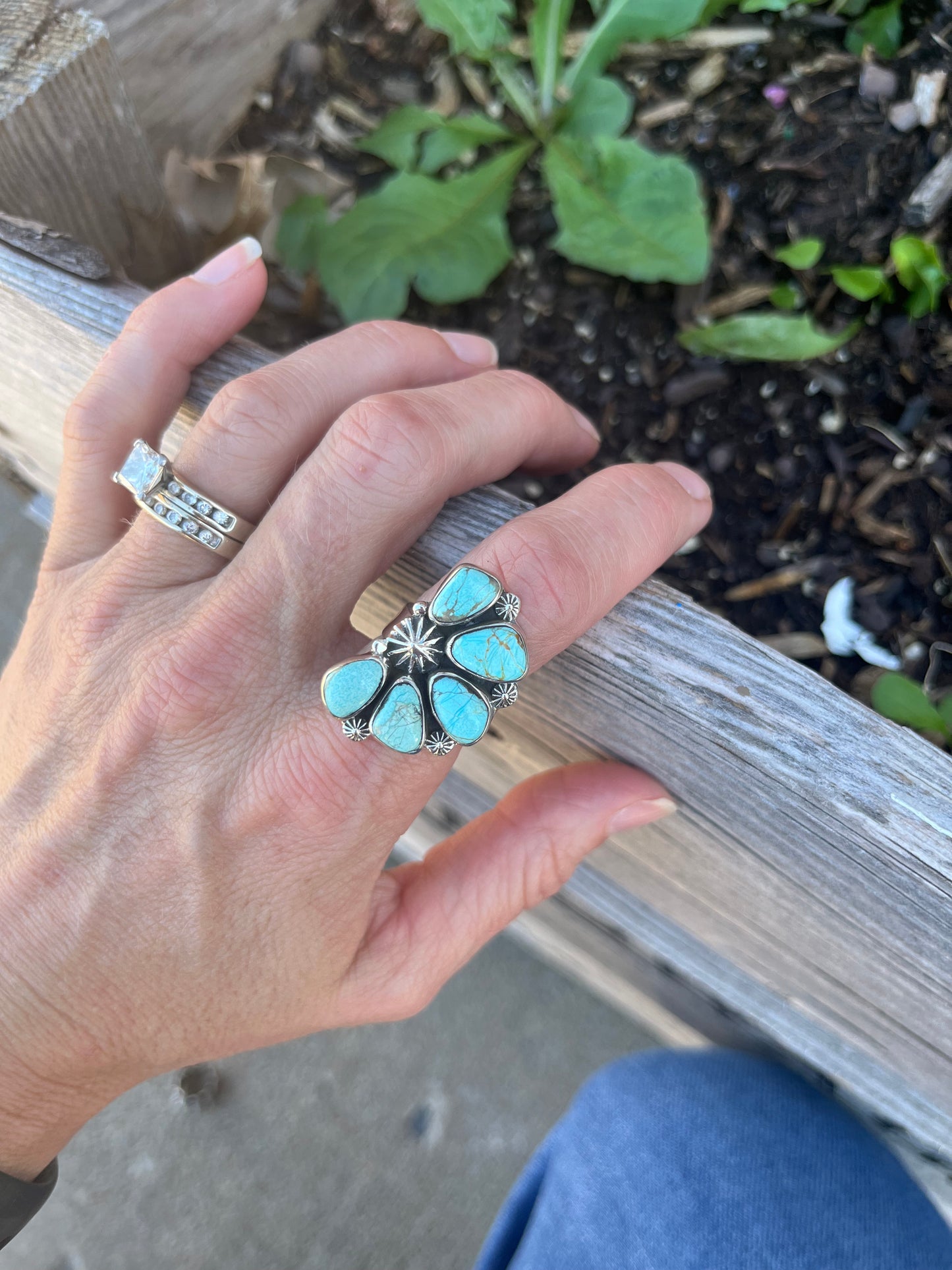 The Sterling Silver Crescent Squash Ring