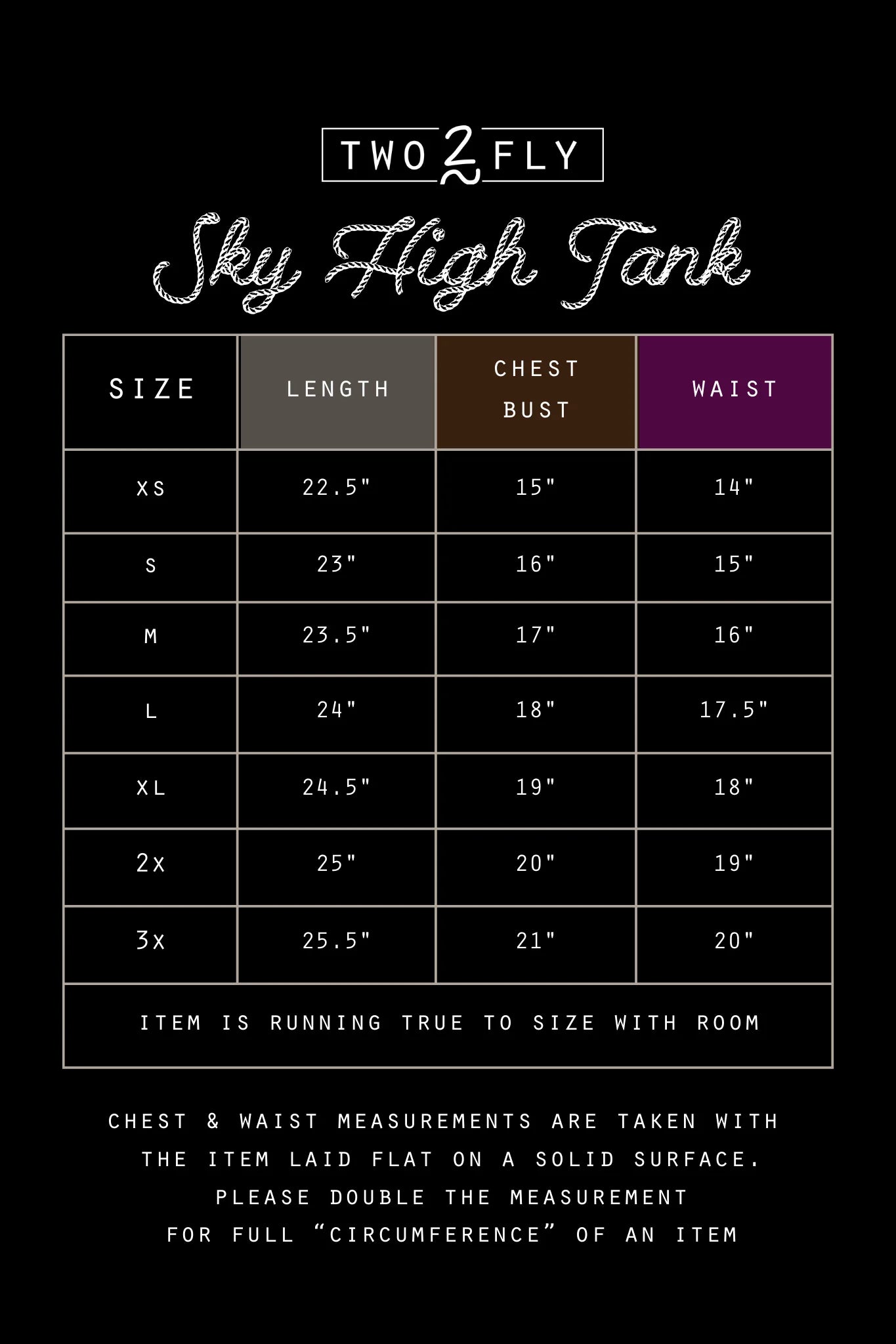 The Sky High Vintage Tank Top