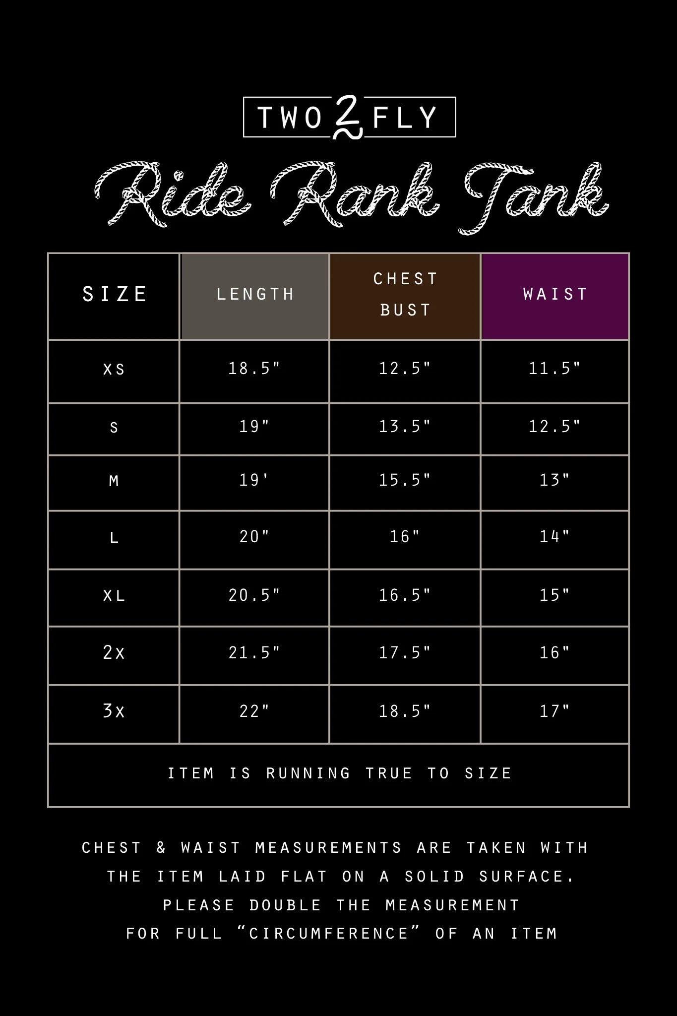 The Ride Rank Tank Top