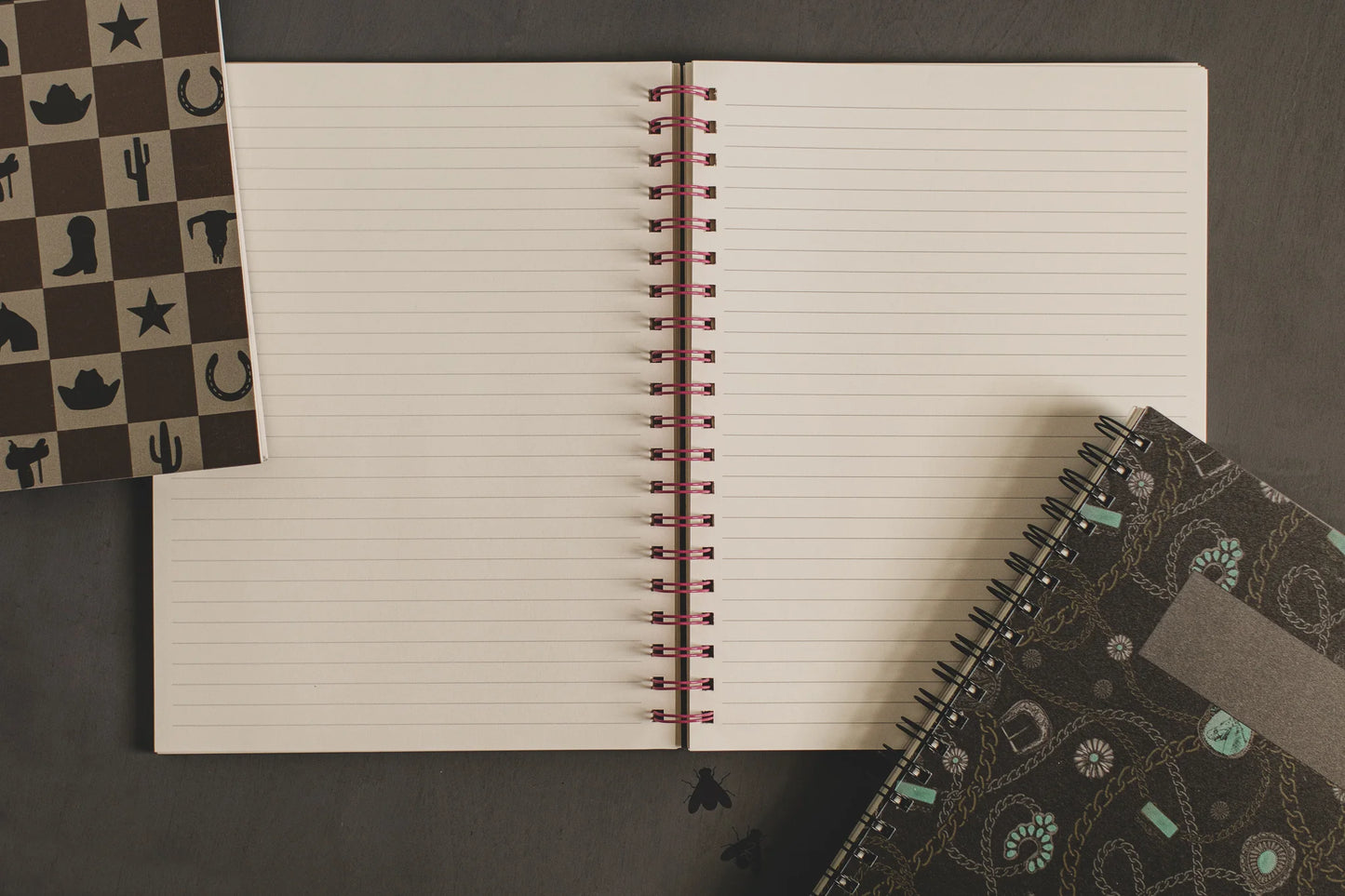 The Saddle Check Noteworthy Spiral Notebook