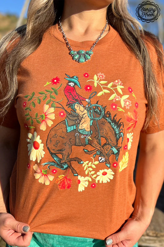 The Somewhere South Bronc Tee