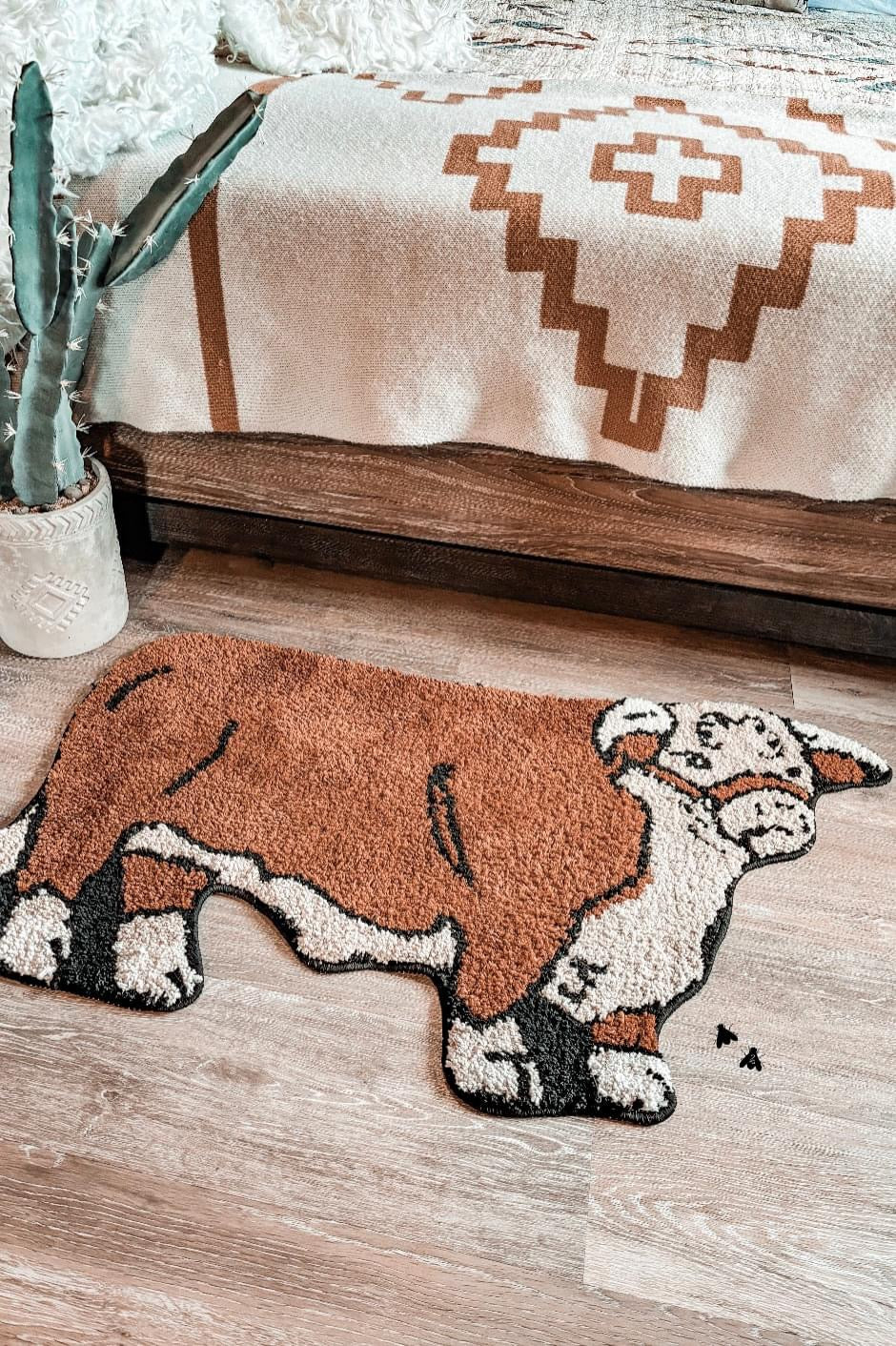 The Hereford Cow Rug