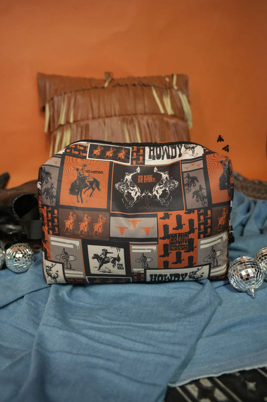 The Cowboy Collage Traveler Bag