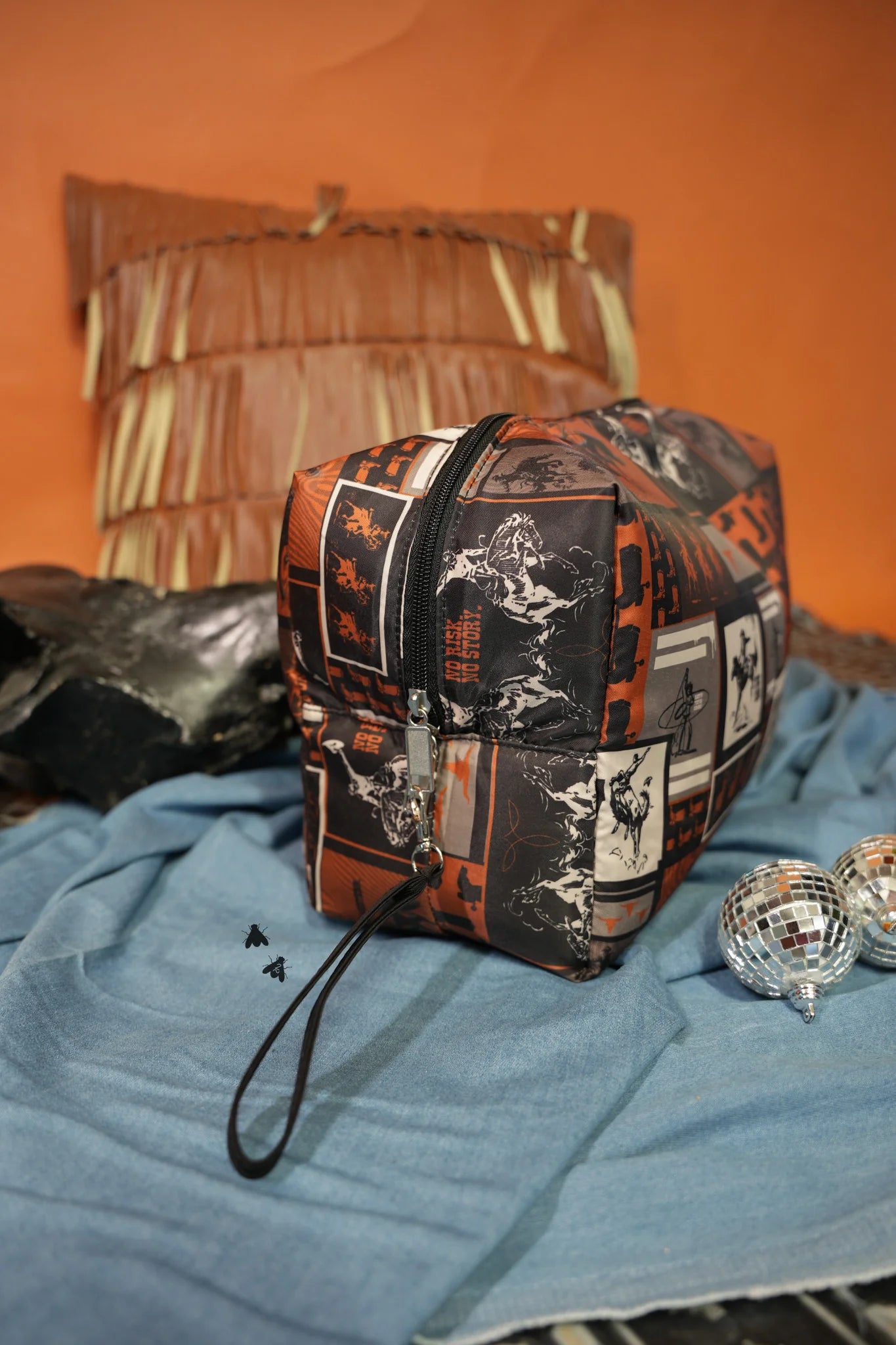 The Cowboy Collage Traveler Bag