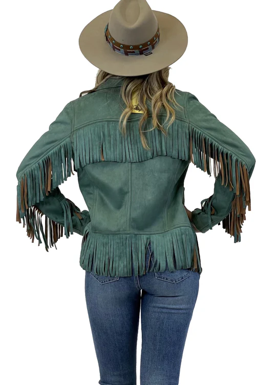 The Turquoise Fringe Blazer