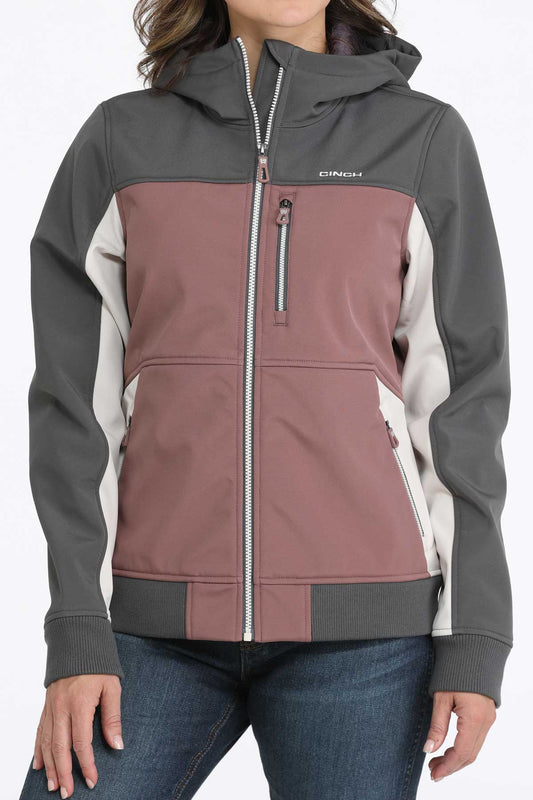The Cinch Women's Color Block Zip Jacket