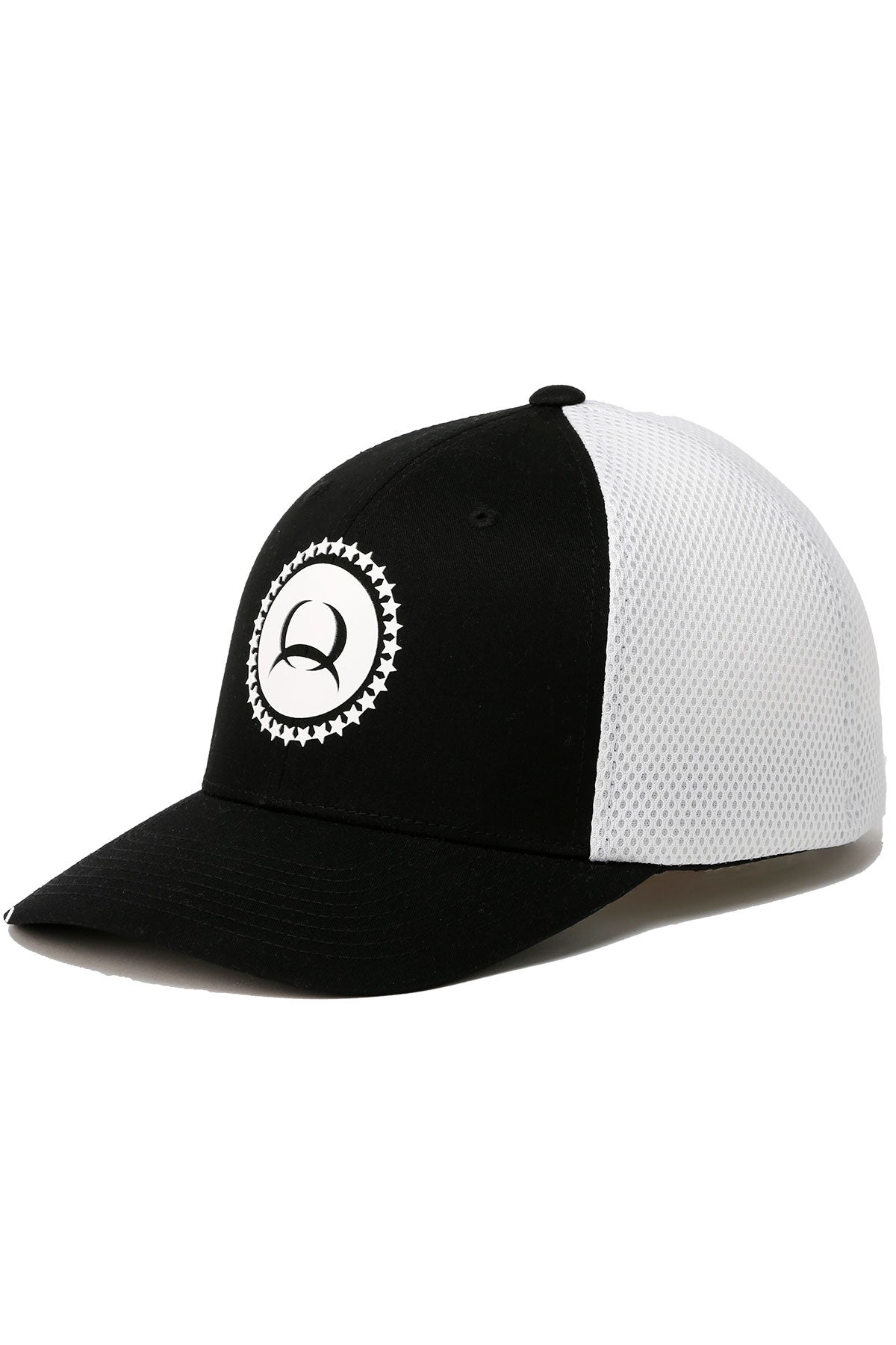 The Powerhouse Cinch Black/White Flexfit Cap/Hat