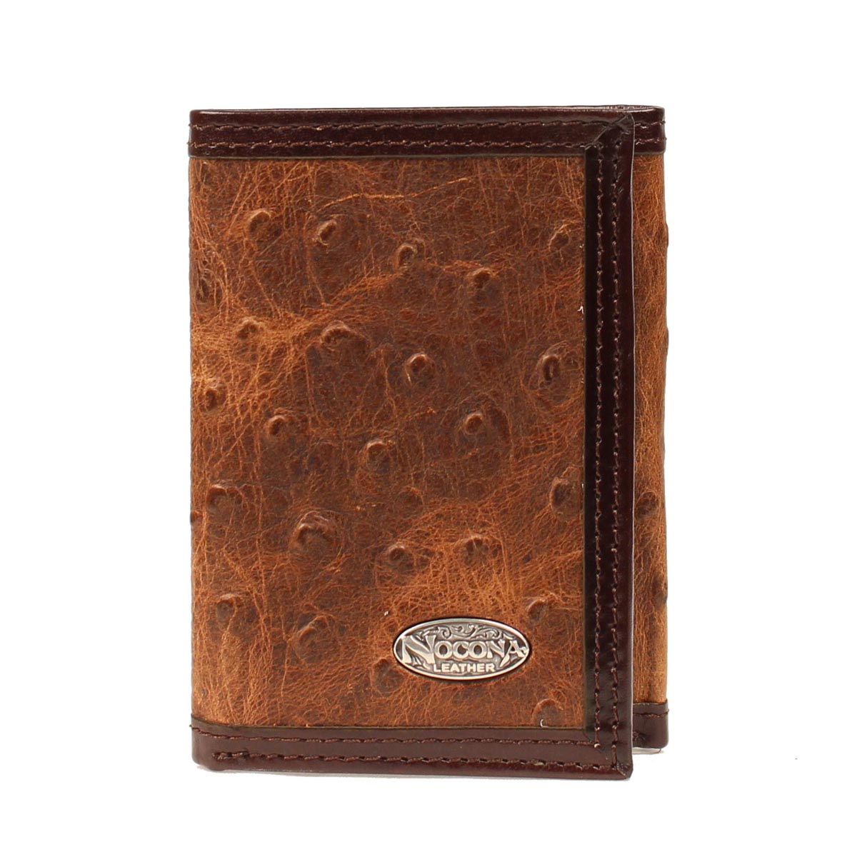 The Tri-Fold Ostrich Wallet