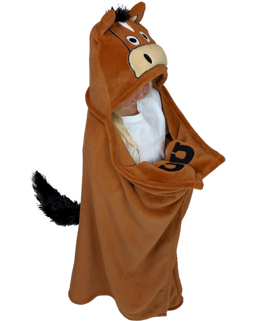 Kids Horse Critter Hooded Blanket by Lazy One