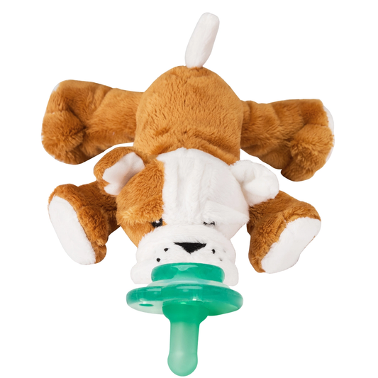 Barkley Bull Dog Nookum Paci-Plushies Buddies