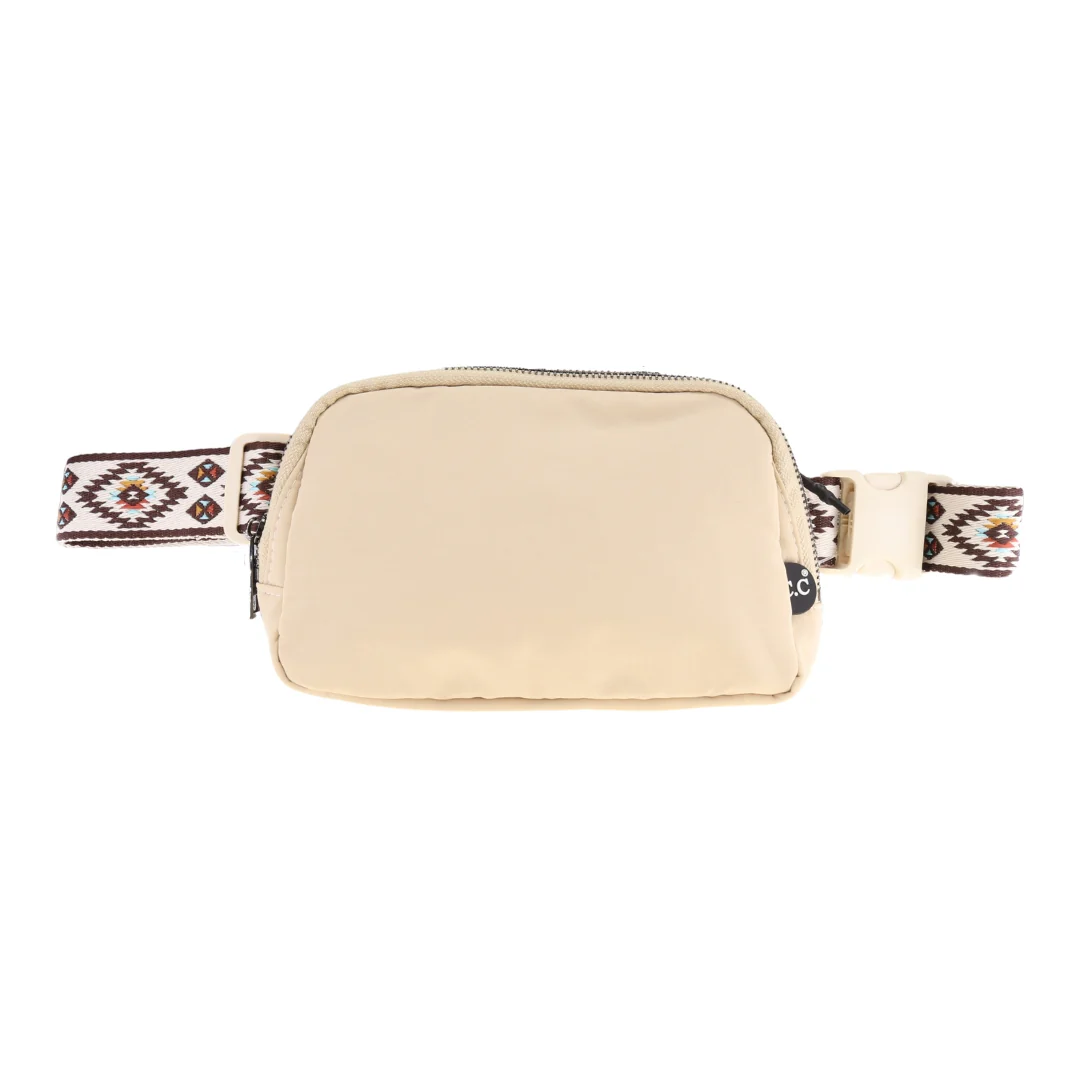 The CC Belt Bag with Aztec Strap (two colors)