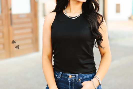The Cloud Basic Midnight Tank Top