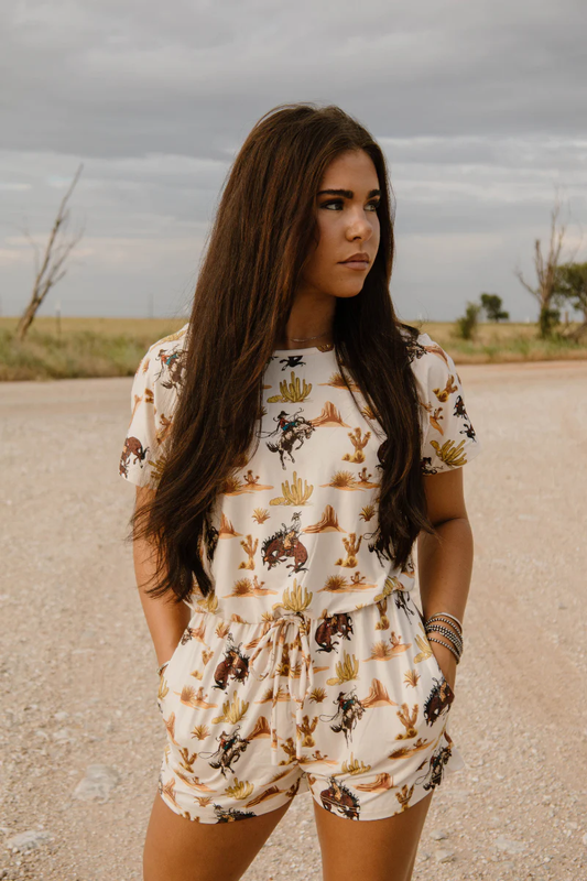 The Down in the Desert Romper