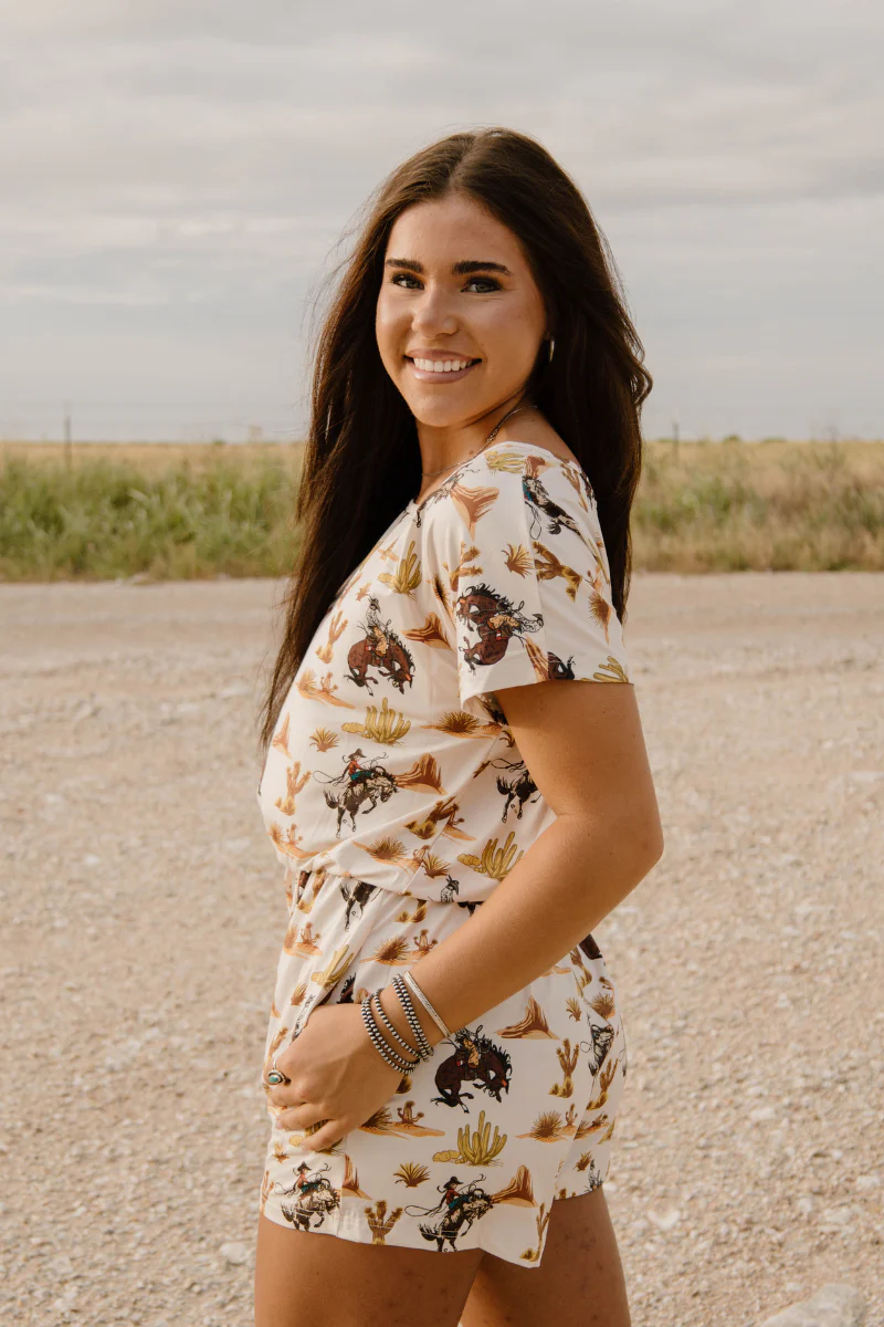 The Down in the Desert Romper