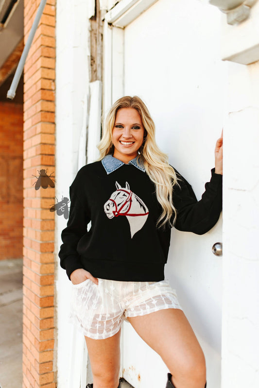 The Midnight Fort Worth Nights Sweater