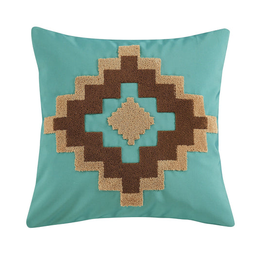 The Turquoise Aztec Pillow