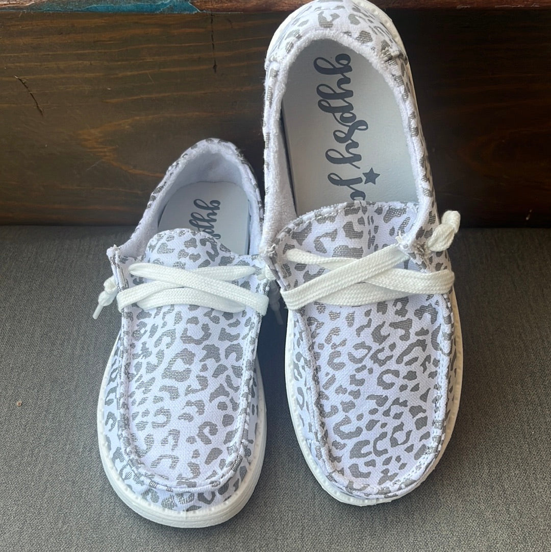 The Lil Kylie Leopard KidsSlip on Shoes