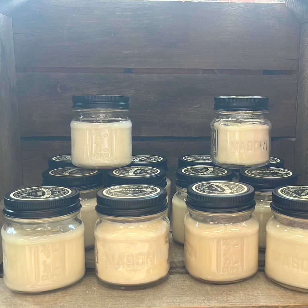 Mason Jar Soy Candle (Multiple Scents)