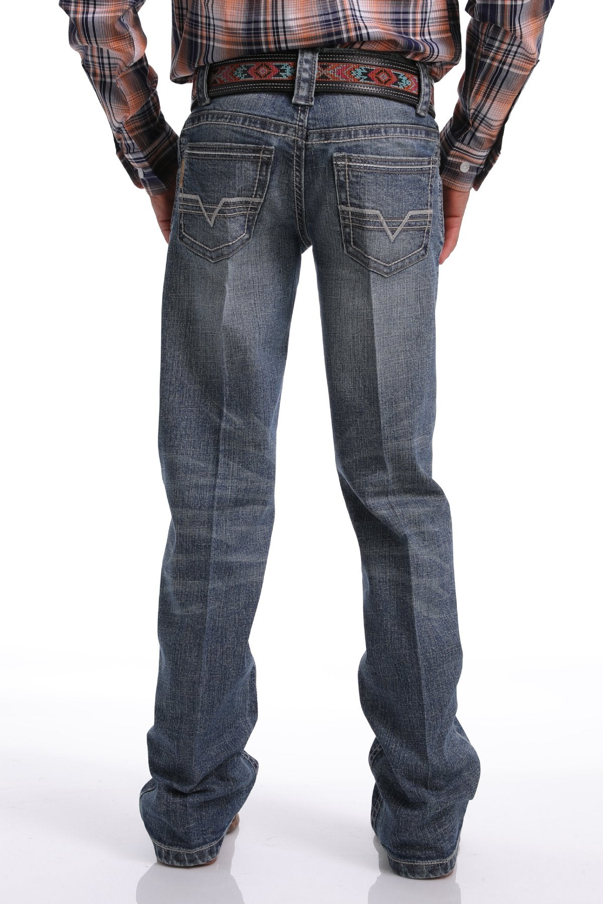 The Cinch Boy's January Slim Fit Medium Stone Wash Jeans