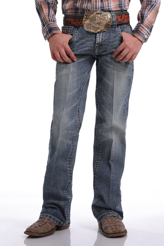 The Cinch Boy's January Slim Fit Medium Stone Wash Jeans