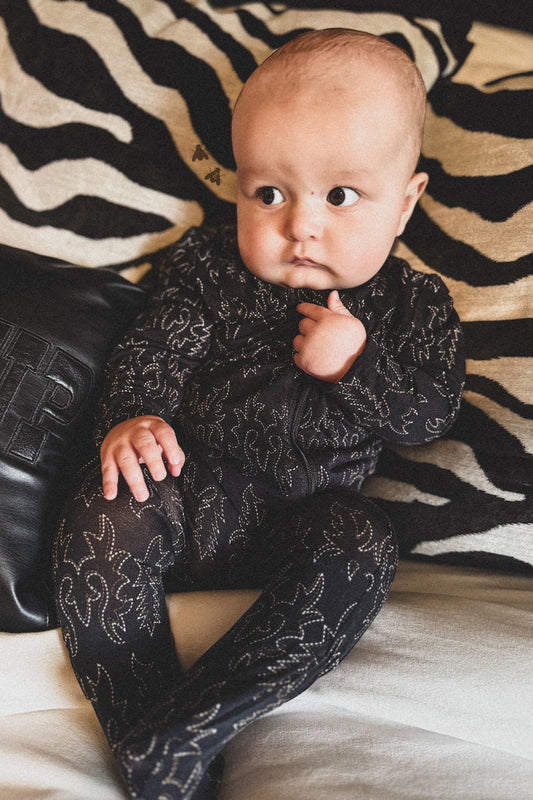 The Midnight Mesa Footie Pajamas