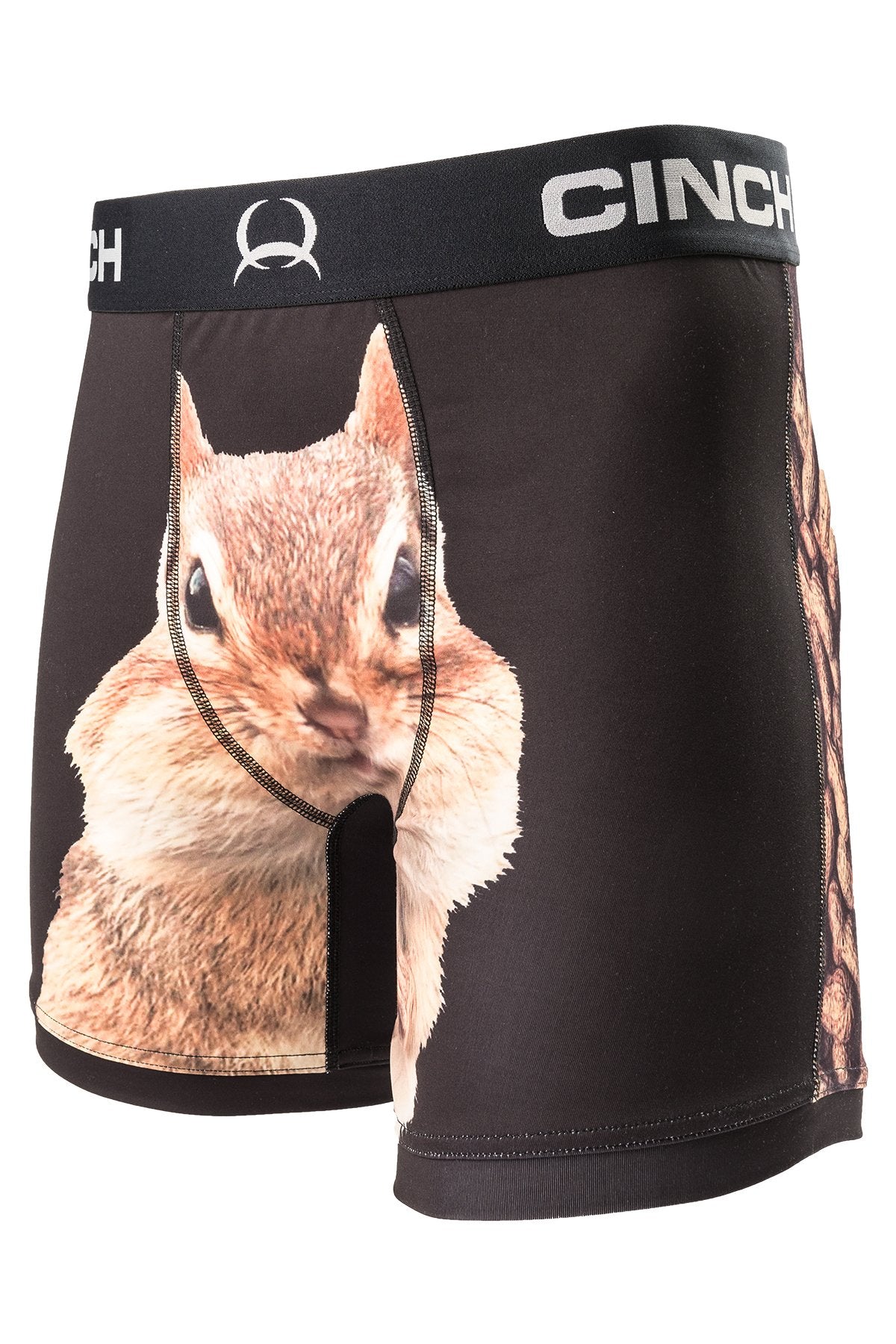 Cinch Mens Squirrel Print 6" Boxer Briefs