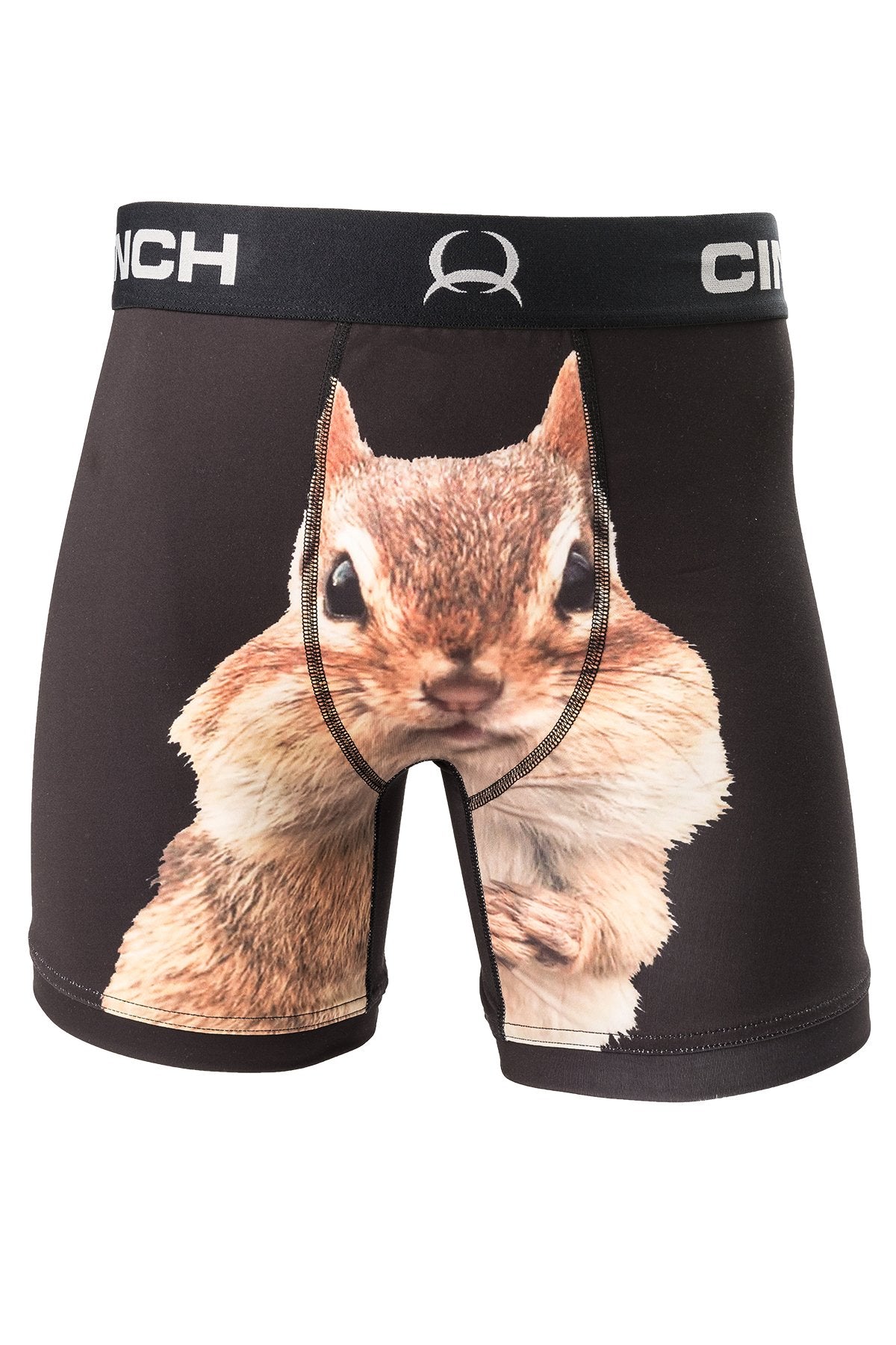 Cinch Mens Squirrel Print 6" Boxer Briefs